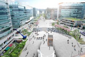 Illustration of the Pangyo Contents Street Development (Image: Seongnam City).