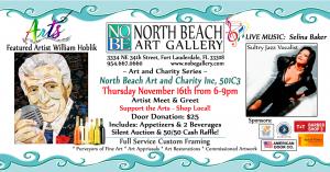 Artist Billy Hoblik & Jazz Sultry Jazz Vocalist Selina Baker Benefit for North Beach Art & Charity 501C3