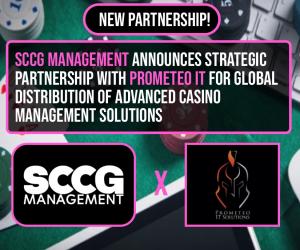 SCCG Management Announces Strategic Partnership with Prometeo IT for Distribution of Casino Management Solutions
