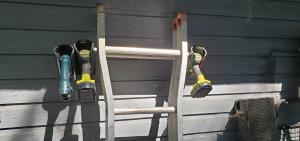 Ladder drill and driver holder