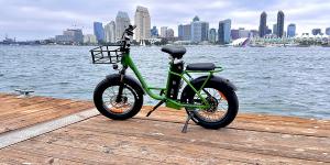 E-Bike with San Diego, Ca Skyline