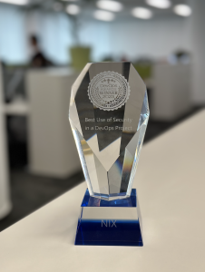 NIX Named Finalist for Best Use of Security in DevOps