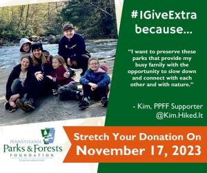 Pennsylvania Parks and Forests Foundation Gears Up for ExtraGive 2023