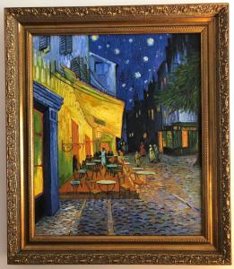 Museum Quality Painting "Sidewalk Cafe" by Vincent Van Gogh