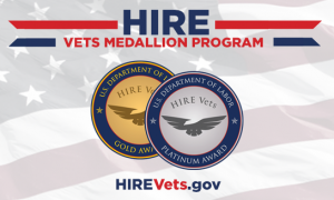 logo for HIRE Vet Medallion Program