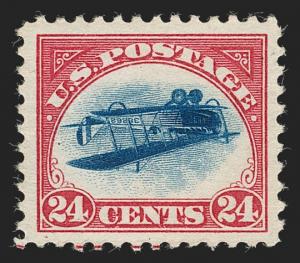 Rare Inverted Jenny Stamp Sells for Record Price of  Million at Auction
