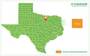 The most recent hearing results for Tarrant County, Texas, demonstrate the advantages of opposing property prices.