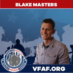 Blake Masters (AZ08) endorsed by VFAF Veterans for Trump