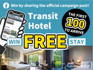 DayDreamHub.com, a day use booking site, is offering 100 free transit hotel stays