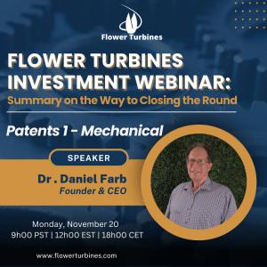 Flower Turbines Webinar on Mechanical Patents