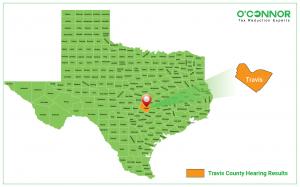 The hearing decisions in Travis County, Texas highlight the importance of contesting property values.