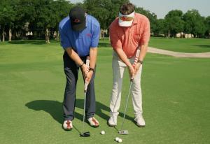 Lock 'N Roll Putting Demonstrated by Inventors Todd and Tim Graves