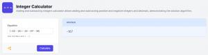 Integer Calculator