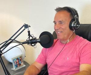 Picture of Craig Shoemaker in Podcast studio, LIVE on Instagram and TikTok with his virtual global audience.