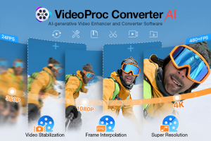 VideoProc Converter AI Updated to 6.1: Slow Motion, Deinterlacing, and Multi-track Export Features for Windows Edition