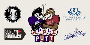 Apple Putt featuring emcees Marcus Trufant & Terry Hollimon from The Barbershop Show fame. Benefitting the Trufant Family foundation. Flatstick Pub. Flastick Cares. Sunday Fundraise.