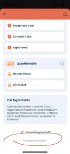 The Trash Panda app is using Edamam’s Food Database API to identify ingredient, diet, or allergen concerns for grocery items. It leverages Edamam’s extensive database of over 900,000 foods, analyzed and tagged for any allergen, lifestyle diet, or various