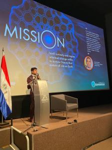 Jacob keynotes ICOM Paraguay, calls for Awareness as first step to Climate Action ahead of UN COP28