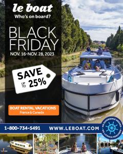 Le Boats Black Friday offer opens The Door to Memorable Boating Adventures in 2024