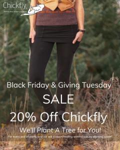 Chickfly Announces 20% Off Black Friday, Cyber Monday and Giving Tuesday Sale