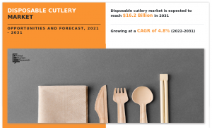 Disposable Cutlery Market Growing at 4.8% CAGR to Hit 3.5 million by 2031|Growth, Share, Analysis, Company Profiles