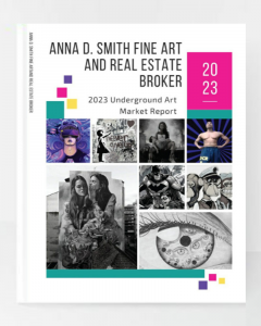 Image of the self-published book on Amazon, Anna D. Smith Fine Art and Real Estate Broker: 2023 Underground Art Market Report