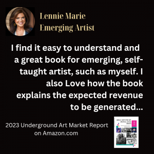 Review of the book Anna D. Smith Fine Art and Real Estate Broker: 2023 Underground Art Market Report, by Lennie Marie, Emerging Artist.