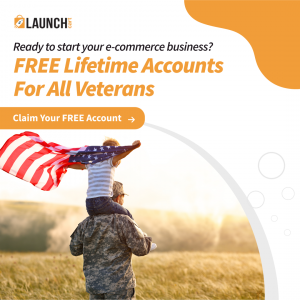 Launch Cart supports veteran entrepreneurs by offering complimentary lifetime access to its $297 monthly eCom Scale plan. This underscores Launch Cart's commitment to empowering veterans in the digital marketplace for financial independence.