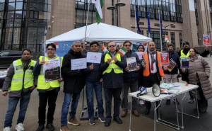 Indian diaspora gather outside EU institutions on 15th anniversary of Mumbai terror attacks