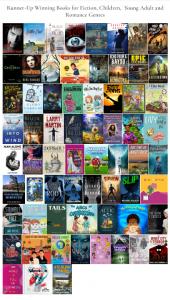 PenCraft Book Award Announcement for Runner-Up Fiction, Children, Young Adult and Romance Genres 2023 Winning books