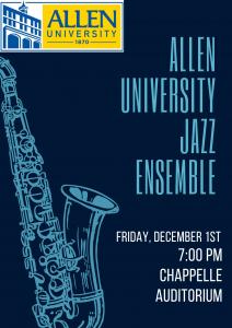 Allen University Jazz Ensemble Flyer