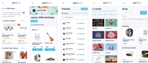 GiftList is an all-in-one social gifting platform that offers wish lists, gift exchanges, gift guides, free ecards, an AI gift ideas generator, and a special occasions tracker.