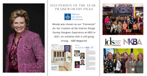 Award-winning Interiors, and Kitchen & Bath Designer, Wendy Glaister, has been named as one of the 2023 Person of Year - Praiseworthy Picks.