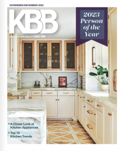 For the last five years, KBB has chosen an overall winner of its Person of the Year competition, as well as several Praiseworthy Picks, shared Chelsie Butler, KBB Editor in Chief.