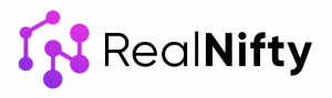 Logo for phygital marketplace, RealNifty