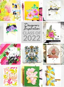 Handmade card projects created by Altenew's talented design team for their monthly Inspiration Challenges.