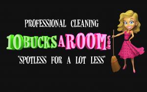 A cheerfull Blond cartoon cleaning girl confidently wields her broom, ready to tackle any mess with a smile