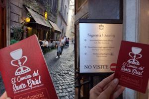 Pilgrimage Credential at Le Coppelle and the Basilica of Sta Maria Maggiore