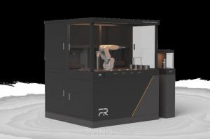 Rendering of FollettoRobotics' barista robot Cafe Zinho | Photo by FollettoRobotics