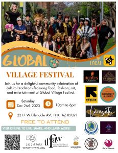 The Global Village PHX poster
