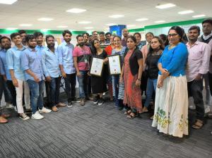 The Advantum Health Team in Hyderabad, India.