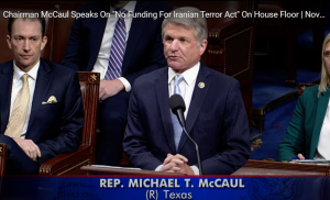 Chairman of the U.S House Committee , Michael McCaul, “We are here today because the Biden administration cut a dangerous, hostage deal that puts a price on every American all over the world.  We have a responsibility to the American people to repair this damage.”