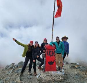 Stacy Allison and Ninja moms in the highest peak of Kosovo Gjeravica