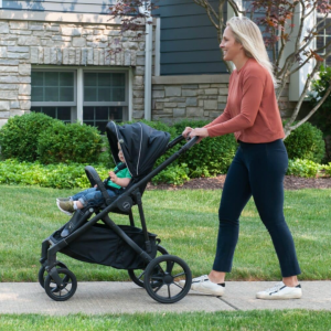 mother with stroller