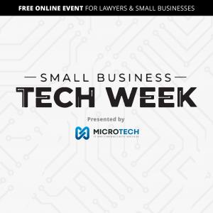 Microtech's Small Business Tech Week Banner