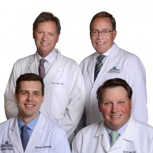 Photo of Heyl Family Practice physicians, two above and two below.