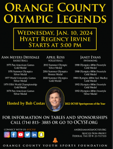 Bob Costas Hosts Panel of Orange County Olympic Legends at OCYSF Fundraiser