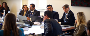 Attendees at SCLA | YBW's Marco Polo Compendium 2024 engaged in discussion, symbolizing Sino-Italian legal and industrial collaboration.