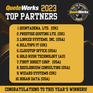2023 Top QuoteWerks Partners