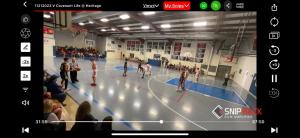 SnipBack Photo of Basketball Game